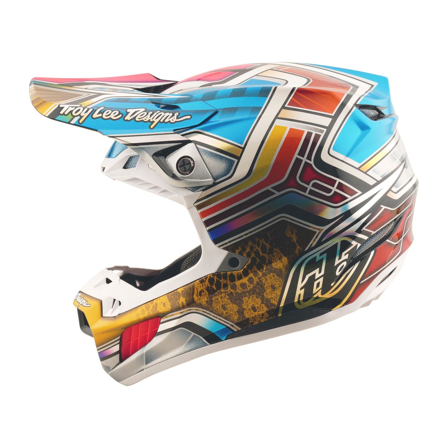 Troy Lee 2026 Motocross Helmet SE5 Carbon Lowrider Silver
